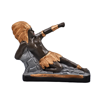 Imagem Caboclo Pena Dourada (14cm)