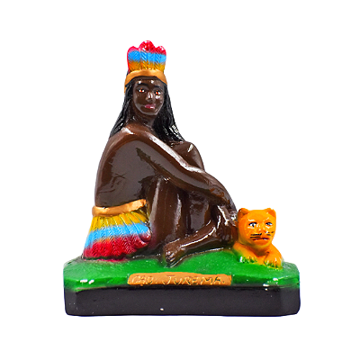 Imagem Cabocla Jurema Sentada (16cm)