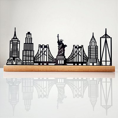 Escultura Skyline de Nova York – Arte Decorativa de Mesa