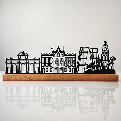 Escultura Skyline de Madrid – Arte Decorativa Urbana