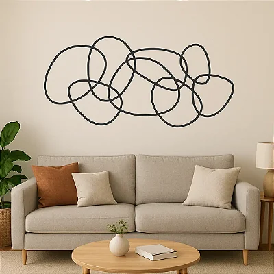 Quadro Escultura Orgânica Vazada