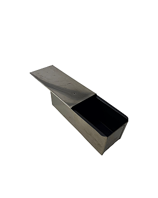 FORMA PARA PÃO DE LEITE PULLMAN COM TAMPA INOX COM REVESTIMENTO ANTIADERENTE 30X10X10CM
