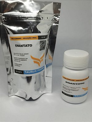 Enantato de Testosterona 10mg - 100cps Taurus Pharma