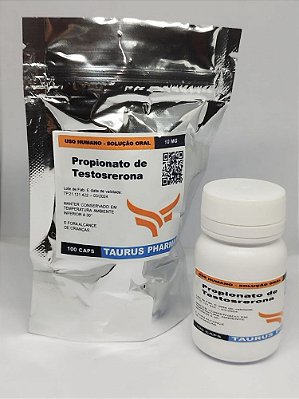 Propionato de testoterona 10mg 100 caps.  Taurus Pharma