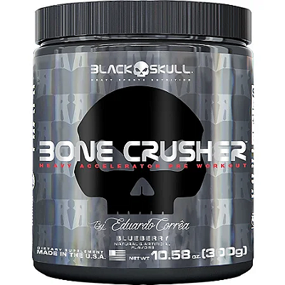 Bone Crusher (300G) - Sabor Radioactive Lemon, Black Skull