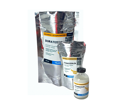 Kit Ciclo: Estanozolol  50mg 30ml inatevael + Durateston 300mg - Taurus Pharma