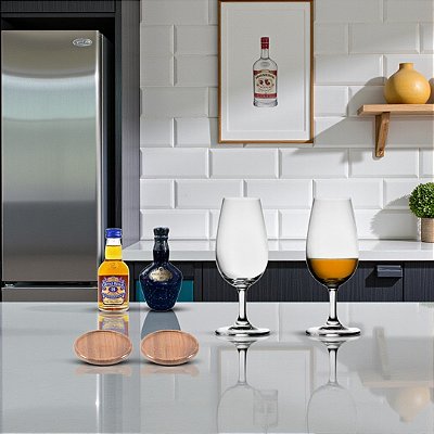 Kit Whisky - Taças ISO + Bebidas PREMIUM