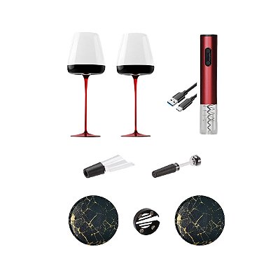 Kit Vinho - Taças Romance