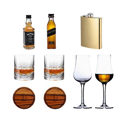 Kit Whisky - Copos King e Taças Highlander