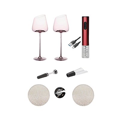 Kit Vinho - Taças Flamingo