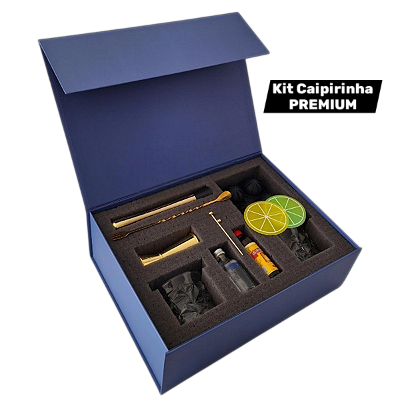 Kit Caipirinha - 2 Copos para Drink + Acessórios COMPLETO