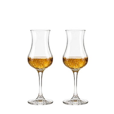 2 Taças de Cachaça Cristal - Alambic/Dose