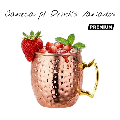 Caneca p/ Drinks Variados 500 ml