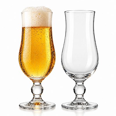 2 Taças de Cerveja Cristal Alemã - Champions League