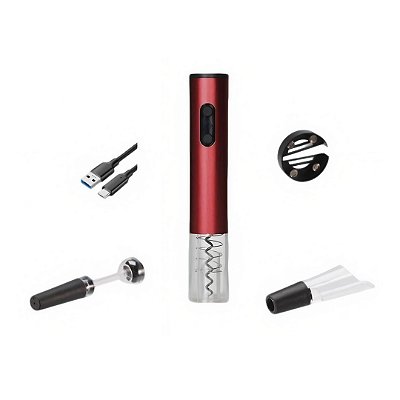 Kit Abridor de Vinho Vermelho