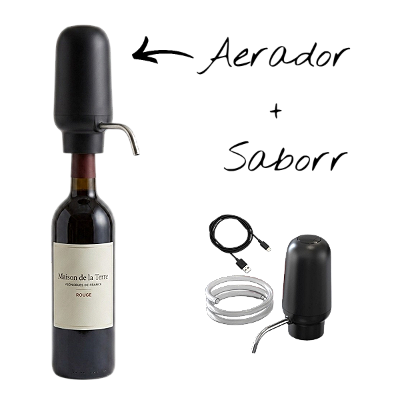 Aerador de Vinho Elétrico