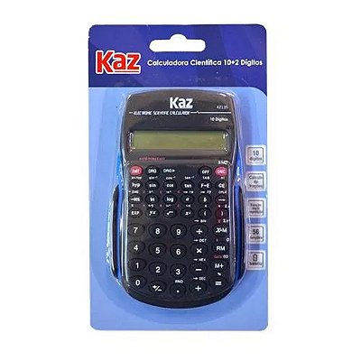 Calculadora Científica KAZ 10+2 Dígitos KZ135