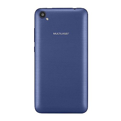 Smartphone Multilaser MS50L 3G QuadCore 1GB RAM Tela 5" Dual Chip Android 7 Branco/Azul - P9054