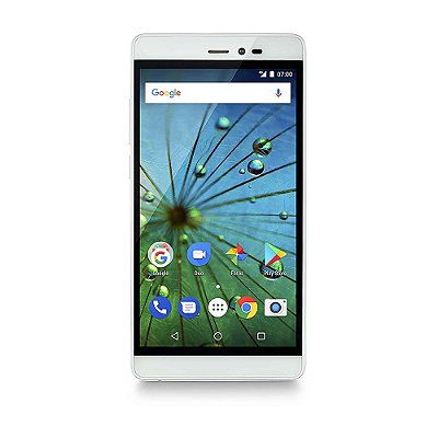 Smartphone Multilaser MS60F Plus 4G Tela 5,5 Sensor de Impressão Digital 2GB RAM Dual Chip Android 7 Dourado/Branco - P9058