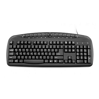 Teclado Multimídia USB Bulk Multilaser - TC150