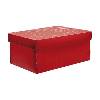 Caixa Organizadora Dello Mini/Sapato Vermelha 2169-U