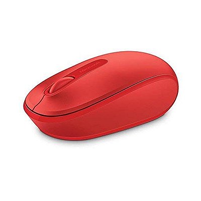 Mouse sem Fio Mobile USB Vermelho Microsoft - U7Z00038