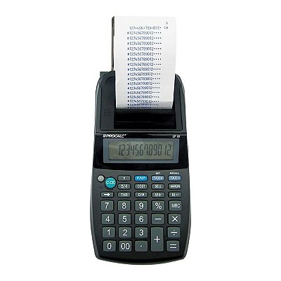 Calculadora de Mesa com Bobina Procalc 12 Dígitos LP18