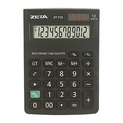 Calculadora De Mesa 12 Dígitos Zeta ZT712