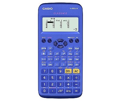 Calculadora Científica 274 Funções Display Natural Azul CASIO FX-82LAX-BU-S4-DH