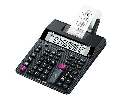 Calculadora com Bobina 12 Dígitos 2.0 Lin/Sec Bivolt Preta CASIO HR-150RS-B-DC
