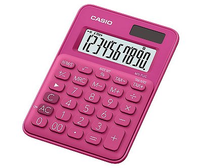 Calculadora de Mesa 8 Dígitos Big Display Pink CASIO MS-7UC-RD-N-DC