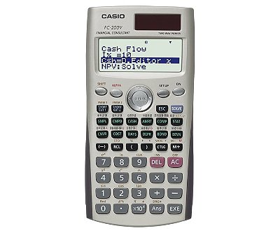 Calculadora Financeira CASIO FC-200V-WB-DH