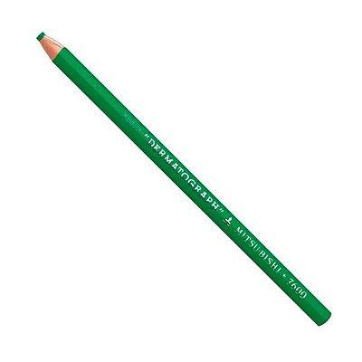 Lápis Dermatográfico Mitsubishi 7600 Verde CX C/ 12 un