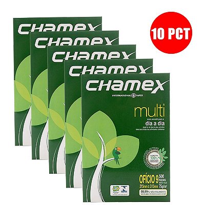 Papel Sulfite Oficio 9 75G Chamex 500 Folhas Caixa com 10 Pacotes
