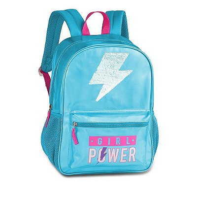 Mochila Clio Azul CG2168 Girl Power Holográfica