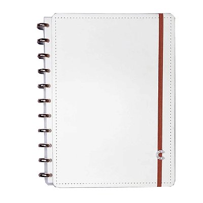 Caderno Inteligente All White CIA52062 A5 - 22,0 x 15,5 cm
