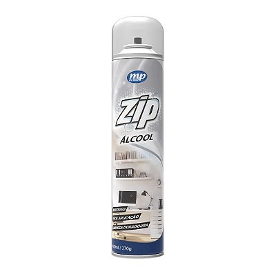 Álcool Spray Multiuso Zip Clean 400ml Zip My Place