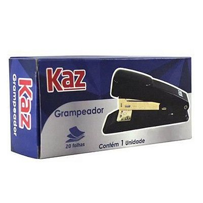 Grampeador 26/6 para 20 Folhas Metal 11,5cm KAZ KZ9322