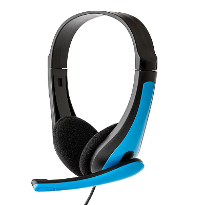 Headset Gamer C/microfone Azul S-t56 Leo E Leo 74108