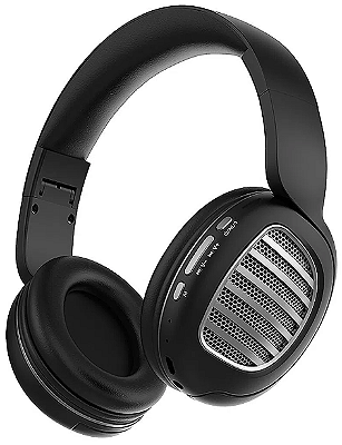 Headset Letron Bluetooth Dobrável com Microfone Integrado Preto Miccell VQ-BO9