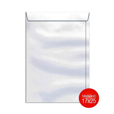 Envelope Branco 17x25 SOF025 Scrity C/50 UN