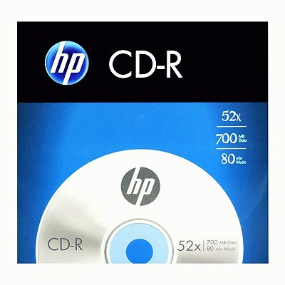 CD-R 80 Minutos Gravável Slim HP