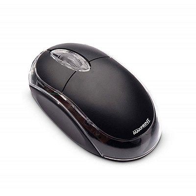 Mouse USB Óptico Preto com Scrool Maxprint 60615-7