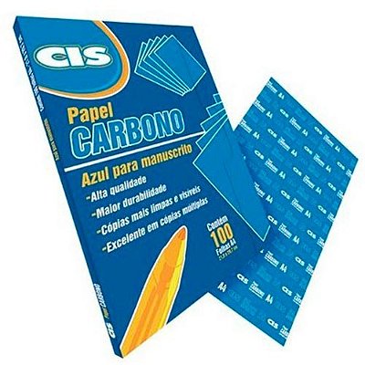 Carbono Azul A4 CIS PCT C/100 Folhas