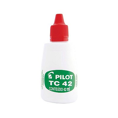 Tinta para Carimbo Pilot TC-42 Vermelho