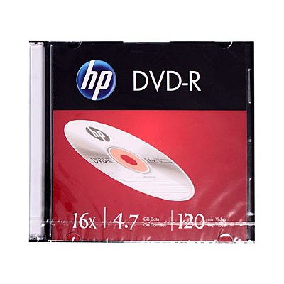 DVD-R Gravável 4.7gb Slim HP