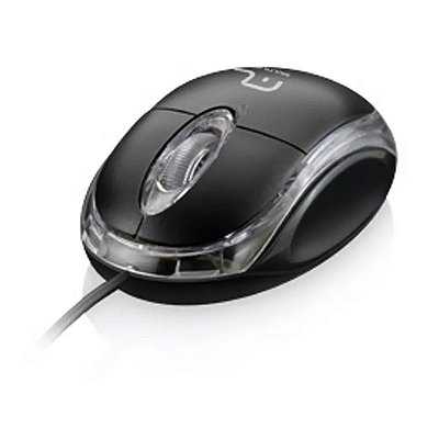 Mouse USB Óptico Preto Multilaser MO179