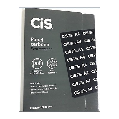 Carbono Preto A4 CIS PCT C/100 Folhas