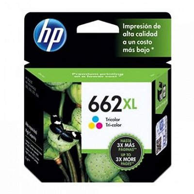 Cartucho Hp Cz106-Al 662xl Color 8ml Para HP DeskJet 2516, 3516, 3546, 2546, 1516, 4646, 2646