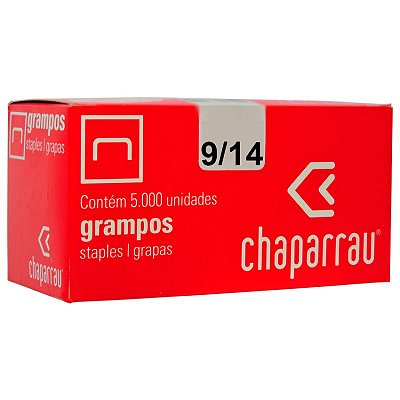 Grampo Galvanizado 9/14 Rapid Chaparrau CX C/5000 UN